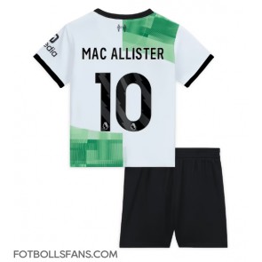 Liverpool Alexis Mac Allister #10 Replika Bortatröja Barn 2023-24 Kortärmad (+ Korta byxor)